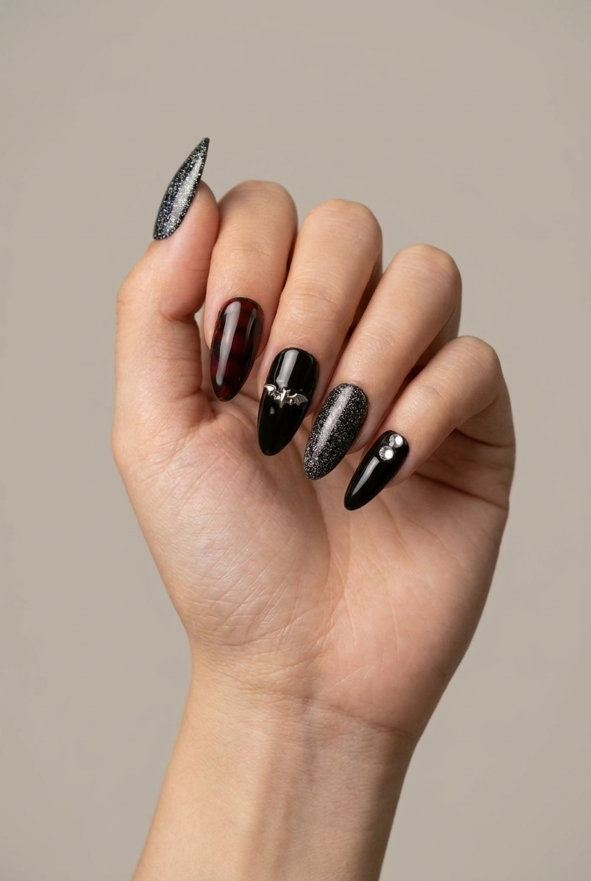 Faux ongles press-on style alternatif – Ozzy's Girl Moonails Creations