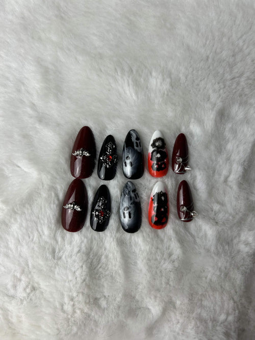 Faux ongles press-on alternatif – Alice's girl Moonails Creations
