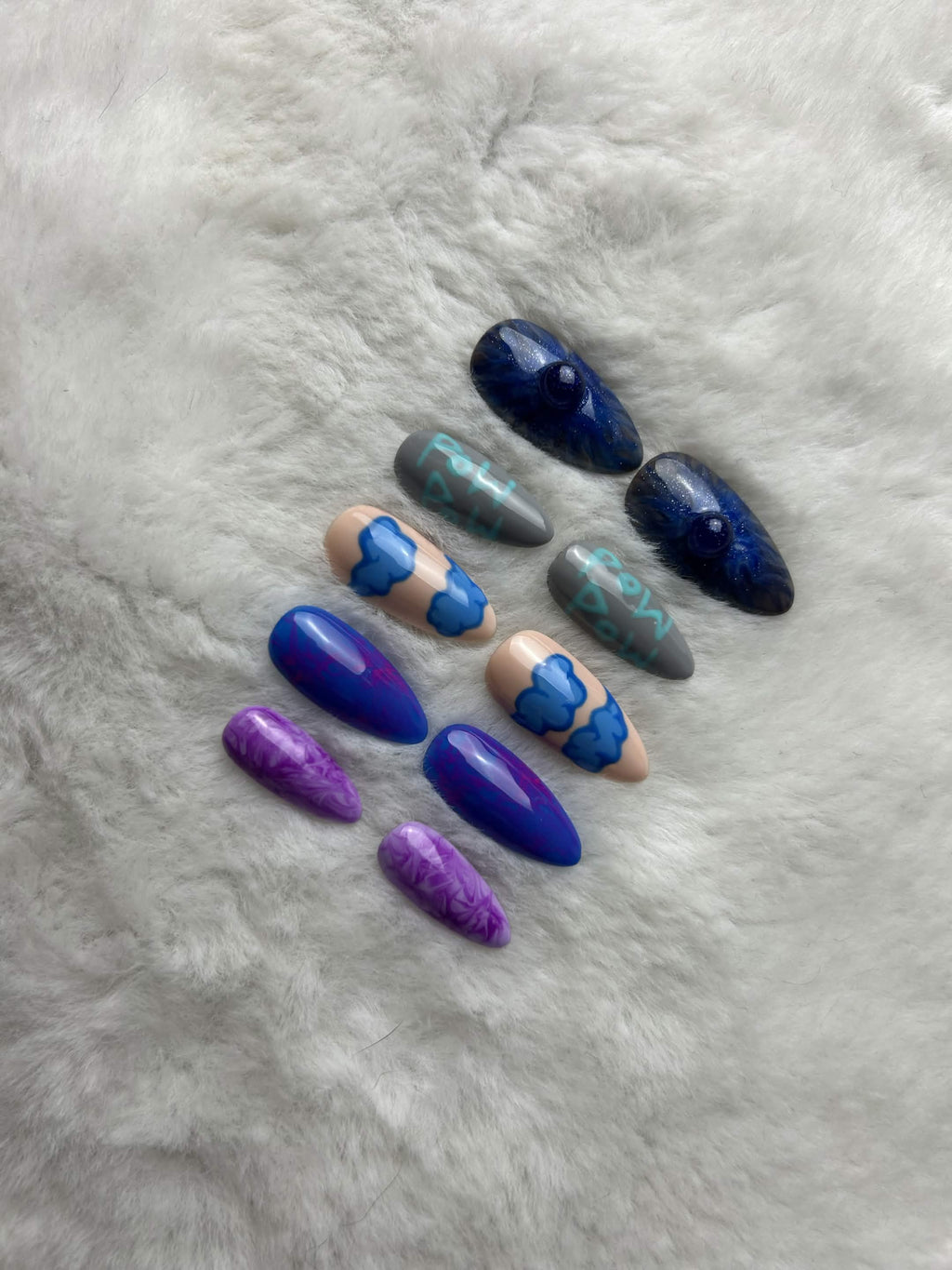 Faux ongles press-on Pop Culture – Pow Pow Moonails Creations